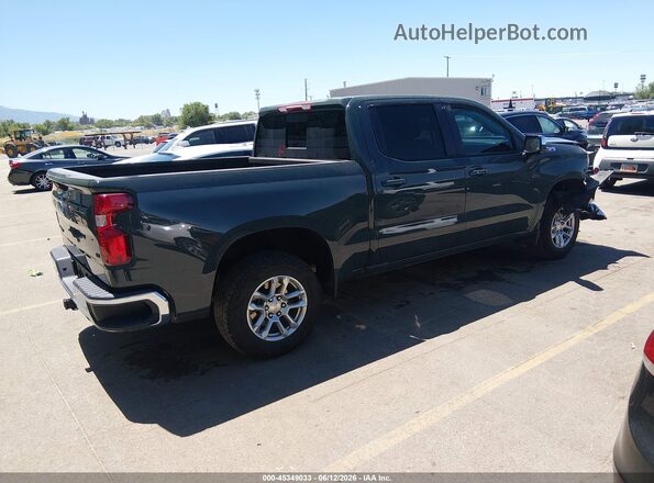 1GCUKDED8SZ232987 2025 CHEVROLET SILVERADO Зеленый Задняя правая четверть