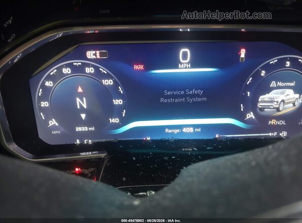 1GCUKDED9TZ297705 2026 CHEVROLET SILVERADO White Widok tylnych siedzeń