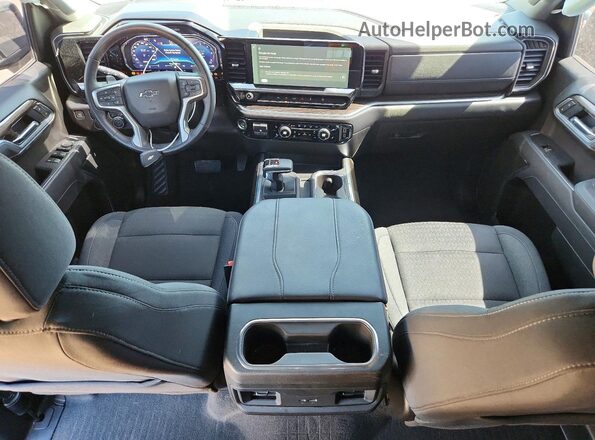 1GCUKEE83SZ191693 2025 CHEVROLET SILVERADO Gray Widok deski rozdzielczej