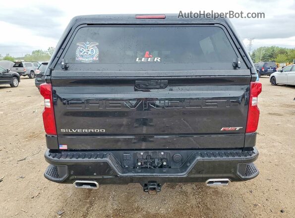 1GCUKEE87SZ181264 2025 CHEVROLET SILVERADO Black უკანა ხედი