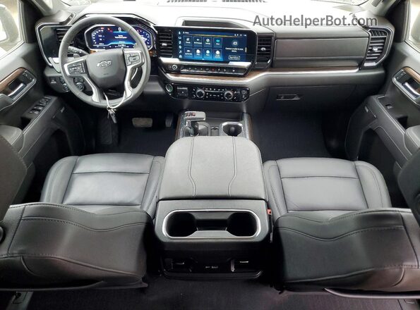 1GCUKEE87SZ181264 2025 CHEVROLET SILVERADO Black წინა პანელის ხედი