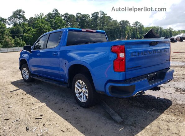 1GCUKEED0SZ237185 2025 CHEVROLET SILVERADO Blue Trasero izquierdo