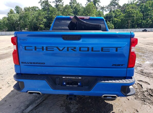 1GCUKEED0SZ237185 2025 CHEVROLET SILVERADO Blue Vista trasera