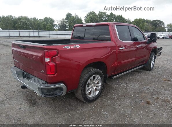 1GCUKGE82SZ243567 2025 CHEVROLET SILVERADO Maroon Trasero derecho