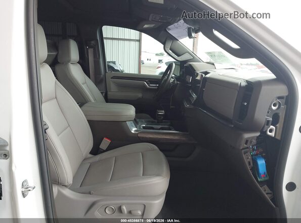 1GCUKGED4SZ302597 2025 CHEVROLET SILVERADO White Front interior view