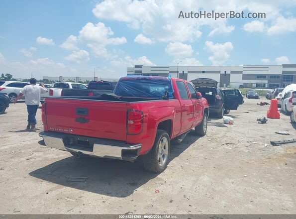 1GCUKREC4GF100080 2016 CHEVROLET SILVERADO Красный Задняя левая четверть