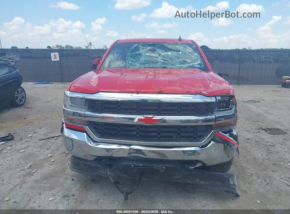 1GCUKREC4GF100080 2016 CHEVROLET SILVERADO Красный Вид сзади