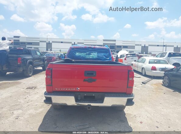 1GCUKREC4GF100080 2016 CHEVROLET SILVERADO Красный Вид задней части салона