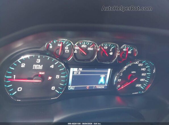 1GCUKREC5GF226447 2016 CHEVROLET SILVERADO Black Vista de los asientos traseros