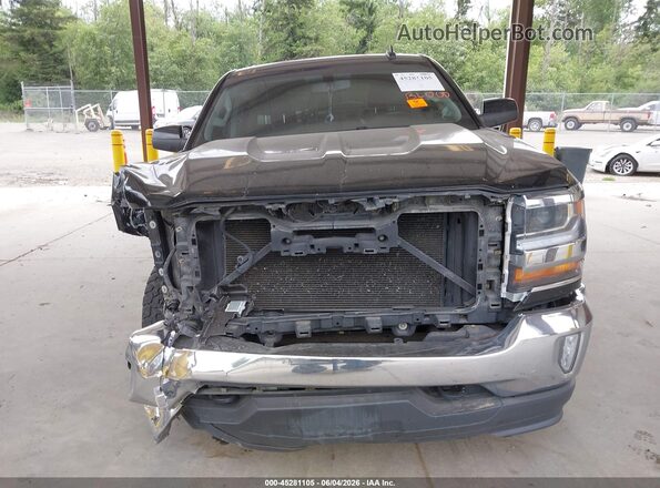 1GCUKREC5GF226447 2016 CHEVROLET SILVERADO Black Vista del cuadro de instrumentos