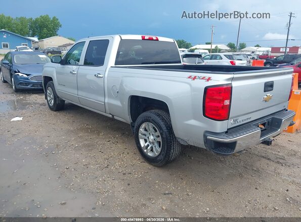 1GCUKRECXHF224565 2017 CHEVROLET SILVERADO Серебряный Задняя левая четверть