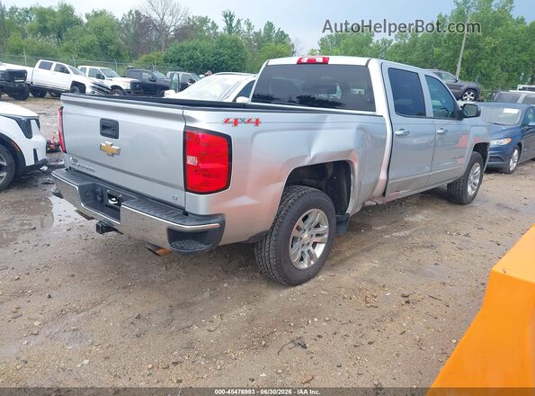 1GCUKRECXHF224565 2017 CHEVROLET SILVERADO Серебряный Задняя правая четверть