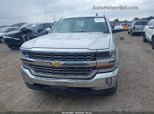 1GCUKRECXHF224565 2017 CHEVROLET SILVERADO Серебряный Вид щитка приборов