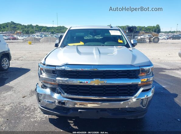 1GCUKRECXJF205729 2018 CHEVROLET SILVERADO Silver Вид щитка приладів