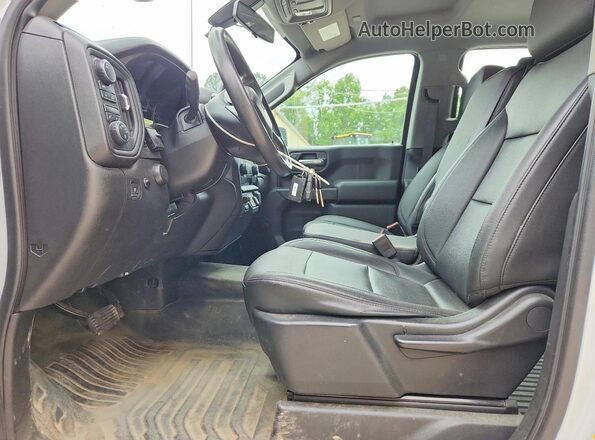 1GCUYAEF2KZ336731 2019 CHEVROLET SILVERADO White Vista interior delantera