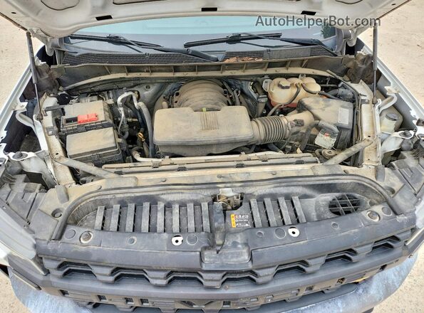1GCUYAEF2KZ336731 2019 CHEVROLET SILVERADO White Vista interior trasera
