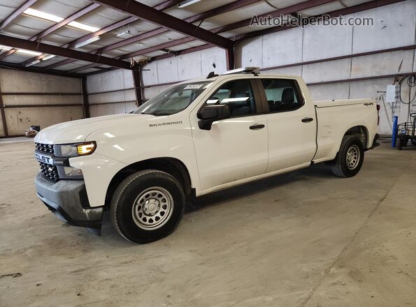 1GCUYAEF2KZ336731 2019 CHEVROLET SILVERADO White Vista de la etiqueta del VIN