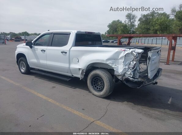 1GCUYAEF3KZ356356 2019 CHEVROLET SILVERADO White Trasero izquierdo
