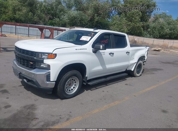 1GCUYAEF3KZ356356 2019 CHEVROLET SILVERADO White Vista tres cuartos delantera izquierda