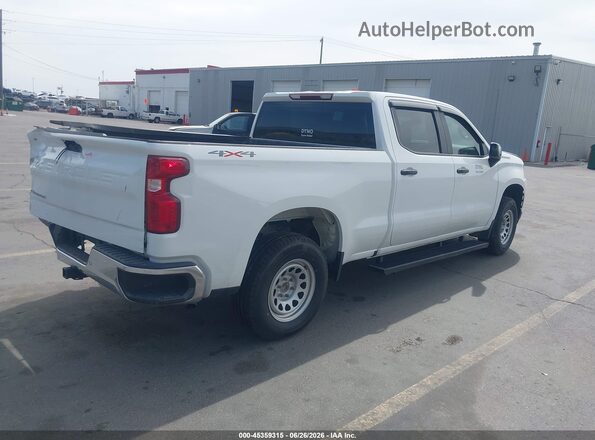 1GCUYAEF3KZ356356 2019 CHEVROLET SILVERADO White Trasero derecho