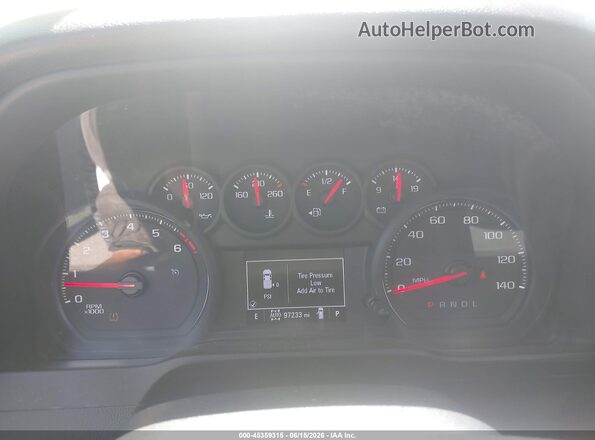 1GCUYAEF3KZ356356 2019 CHEVROLET SILVERADO White Vista de los asientos traseros