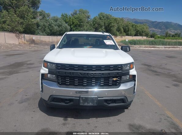 1GCUYAEF3KZ356356 2019 CHEVROLET SILVERADO White Vista del cuadro de instrumentos