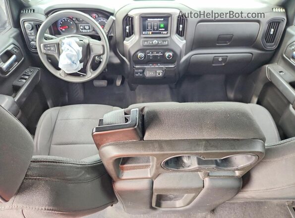 1GCUYBEF5LZ269310 2020 CHEVROLET SILVERADO White Вид панелі приладів