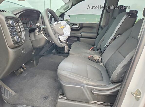 1GCUYBEF5LZ269310 2020 CHEVROLET SILVERADO White Вид салону спереду