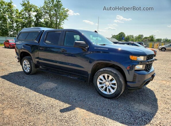 1GCUYBEF5LZ338786 2020 CHEVROLET SILVERADO Синий Передняя правая четверть
