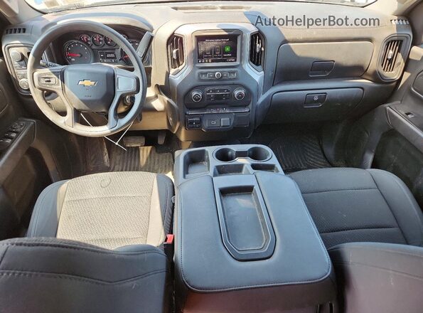 1GCUYBEF5LZ338786 2020 CHEVROLET SILVERADO Синий Вид панели приборов