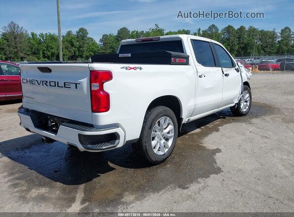 1GCUYBEF9LZ335499 2020 CHEVROLET SILVERADO White Tył prawy