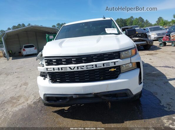 1GCUYBEF9LZ335499 2020 CHEVROLET SILVERADO White Widok zestawu wskaźników