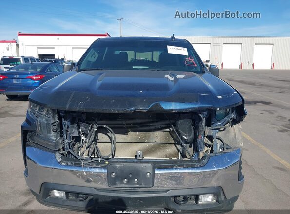 1GCUYDED0LZ120135 2020 CHEVROLET SILVERADO Blue Instrument cluster view