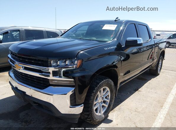 1GCUYDED2MZ413309 2021 CHEVROLET SILVERADO Black Front view