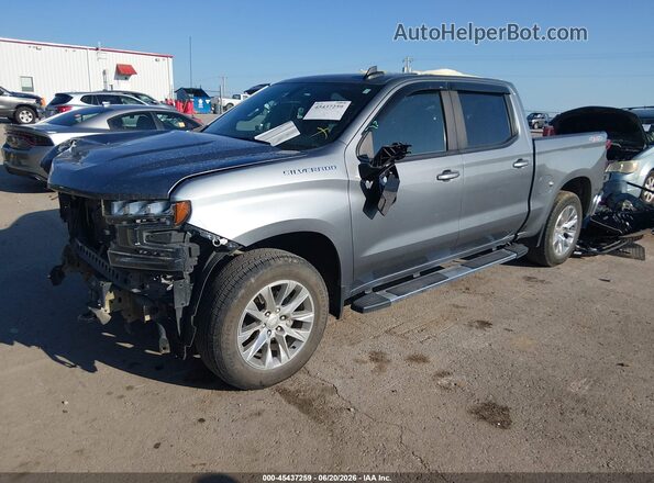 1GCUYDED4KZ375756 2019 CHEVROLET SILVERADO Black წინა მარცხენა ხედი სამი მეოთხედიდან