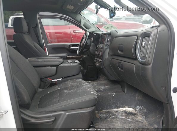 1GCUYDED4MZ448031 2021 CHEVROLET SILVERADO Белый Вид салона спереди