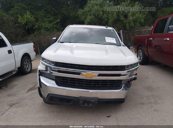 1GCUYDED4MZ448031 2021 CHEVROLET SILVERADO Белый Вид панели приборов