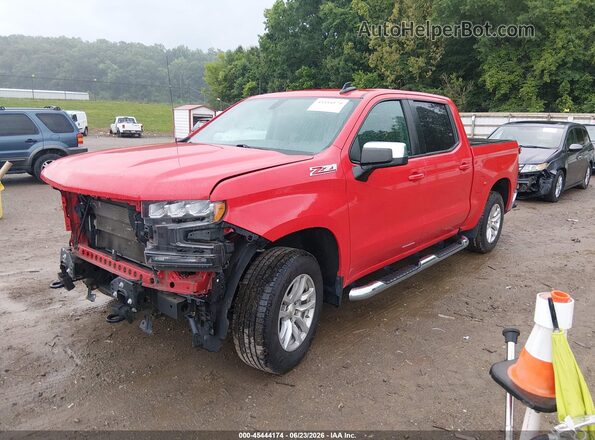1GCUYDED5KZ110828 2019 CHEVROLET SILVERADO Red Vista tres cuartos delantera izquierda