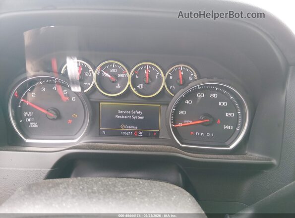 1GCUYDED5KZ110828 2019 CHEVROLET SILVERADO Red Vista de los asientos traseros