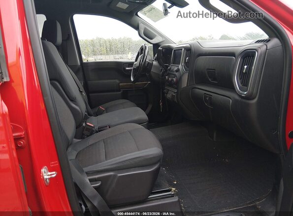 1GCUYDED5KZ110828 2019 CHEVROLET SILVERADO Red Vista interior delantera