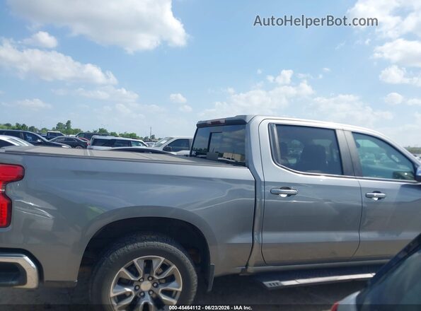 1GCUYDED5MZ134629 2021 CHEVROLET SILVERADO Gray უკანა სალონის ხედი