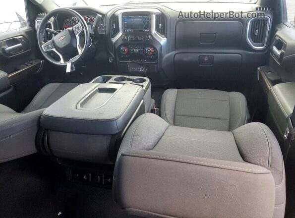1GCUYDED5MZ296504 2021 CHEVROLET SILVERADO Blue Առջևի վահանակի տեսք