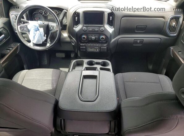 1GCUYDED8MZ166524 2021 CHEVROLET SILVERADO Blue წინა პანელის ხედი