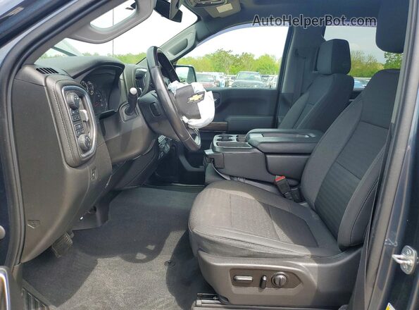 1GCUYDED8MZ166524 2021 CHEVROLET SILVERADO Blue წინა სალონის ხედი