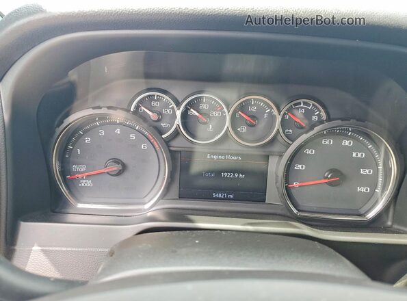 1GCUYDED8MZ166524 2021 CHEVROLET SILVERADO Blue ხელსაწყოთა პანელის ხედი