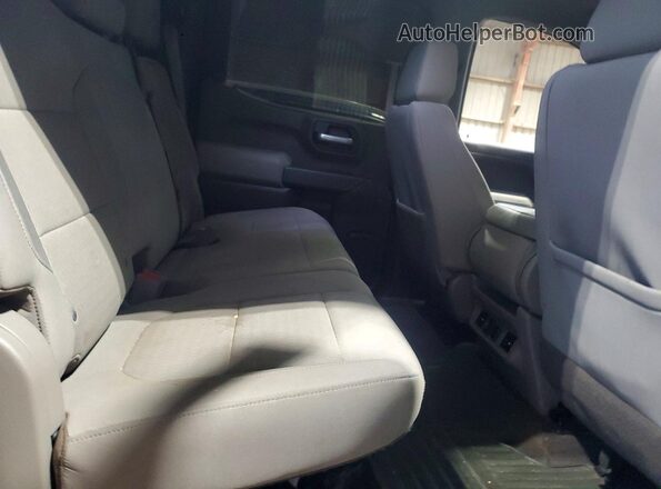 1GCUYDEDXMZ251106 2021 CHEVROLET SILVERADO Blue უკანა სავარძლების ხედი