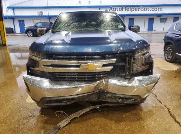 1GCUYDEDXMZ251106 2021 CHEVROLET SILVERADO Blue წინა ხედი