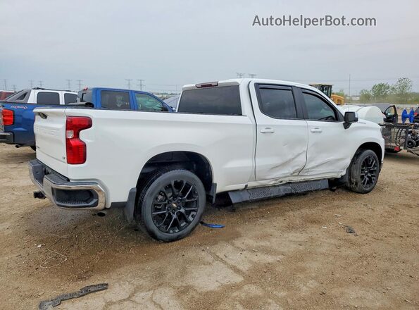 1GCUYDETXMZ183333 2021 CHEVROLET SILVERADO White Trasero derecho