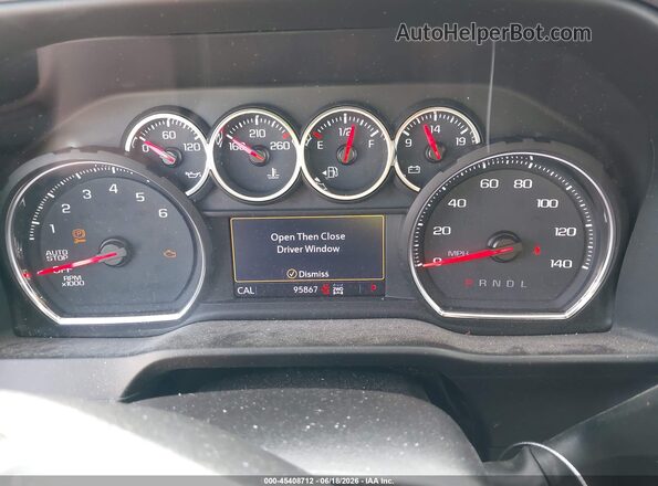1GCUYEED1KZ396876 2019 CHEVROLET SILVERADO Black Widok tylnych siedzeń