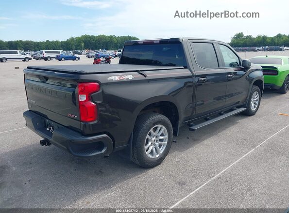 1GCUYEED1KZ396876 2019 CHEVROLET SILVERADO Black Tył prawy